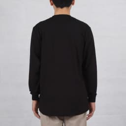 Kaos Lengan Panjang Hitam-gallery