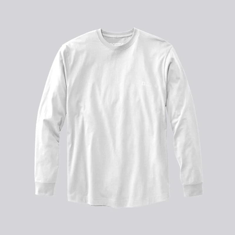 Kaos Lengan Panjang Putih