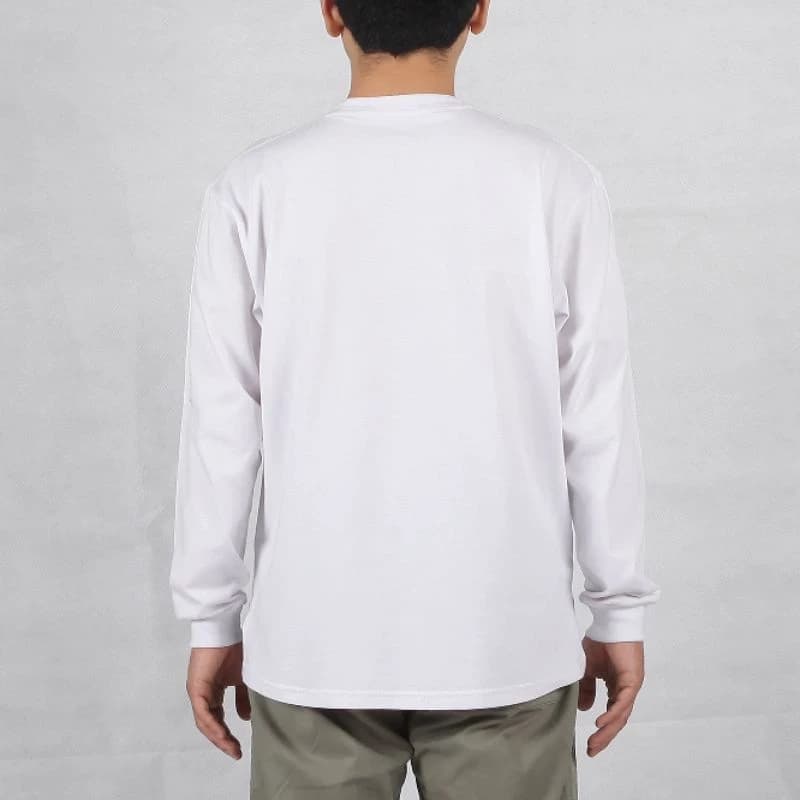 Kaos Lengan Panjang Putih