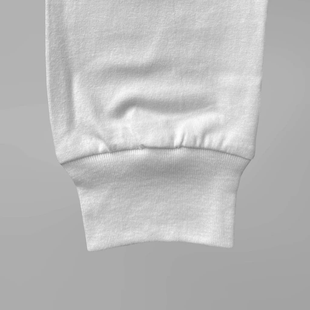 Kaos Lengan Panjang Putih